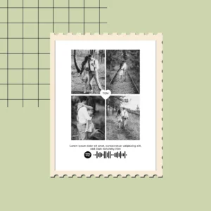 Cuatro Latidos de Amor - Cuadro Romántico Personalizado