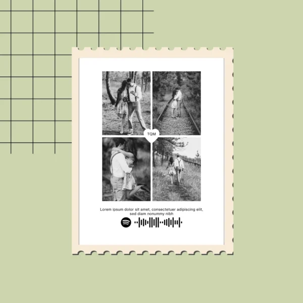 Cuatro Latidos de Amor - Cuadro Romántico Personalizado