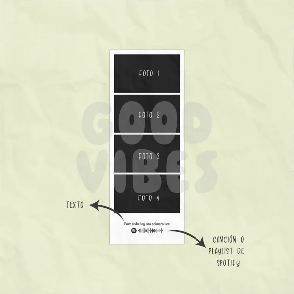 Cabina de Recuerdos - Diseño Tipo Tiras Fotográficas