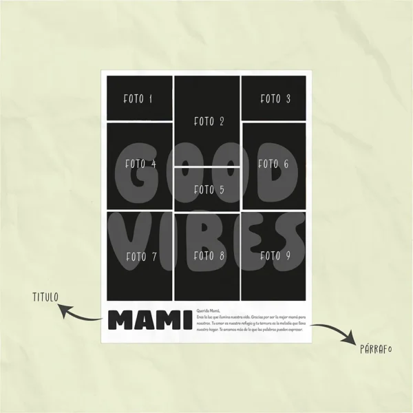 Fusión Espontánea - Collage Mixto de 9 Fotos