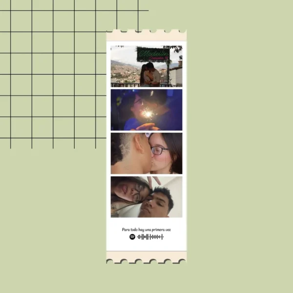 Cabina de Recuerdos - Diseño Tipo Tiras Fotográficas