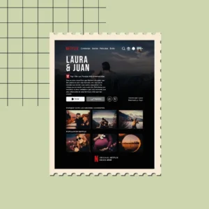 4 Maratón de Recuerdos - Cuadro Netflix Personalizado