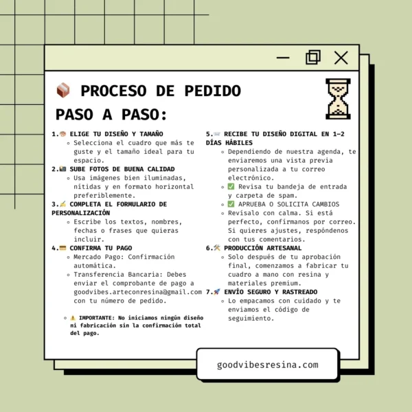 Ohana - Cuadro Familiar con 9 Fotos Personalizado